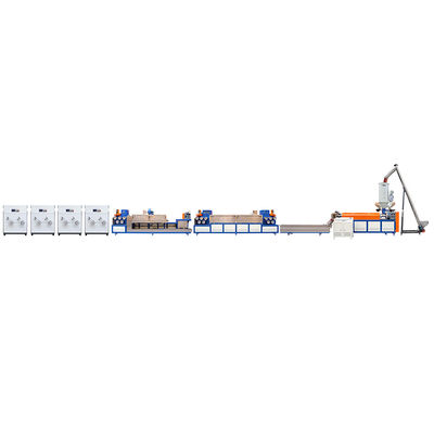 quality 0.4-1.2mm PP Packing Strap Making Machine Double Screw Extrusion Production Line factory
